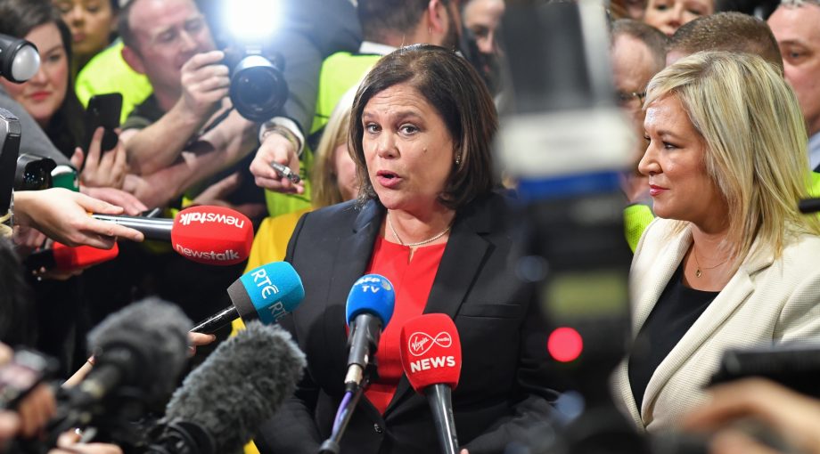 Sinn feinn ierland verkiezing mary lou mcdonald
