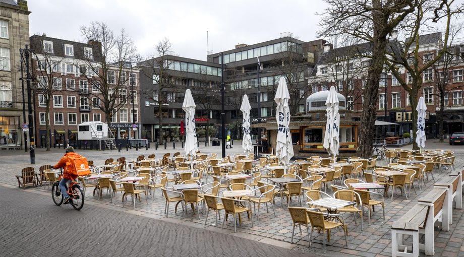 Terras denhaag gesloten maatregelen coronavirus