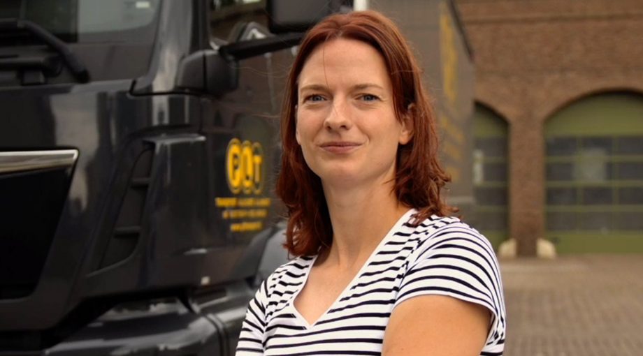 Transportsector vrouwen vrachtwagen