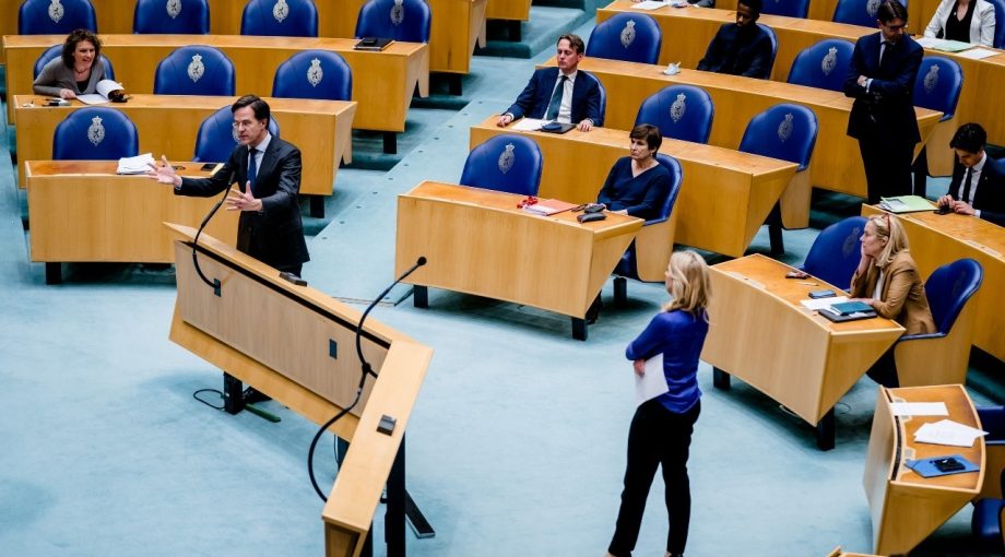 Tweede kamer rutte debat lockdown corona