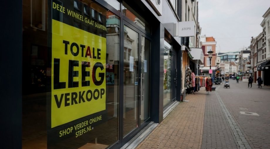 Winkel gesloten leegverkoop crisis corona