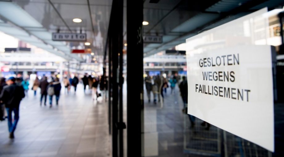 Winkelstraat faillissement gesloten coronacrisis