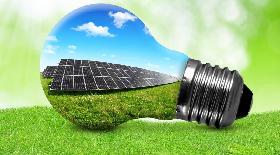 Zonneenergie gloeilamp