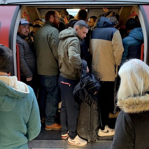 Brexit corona metro londen