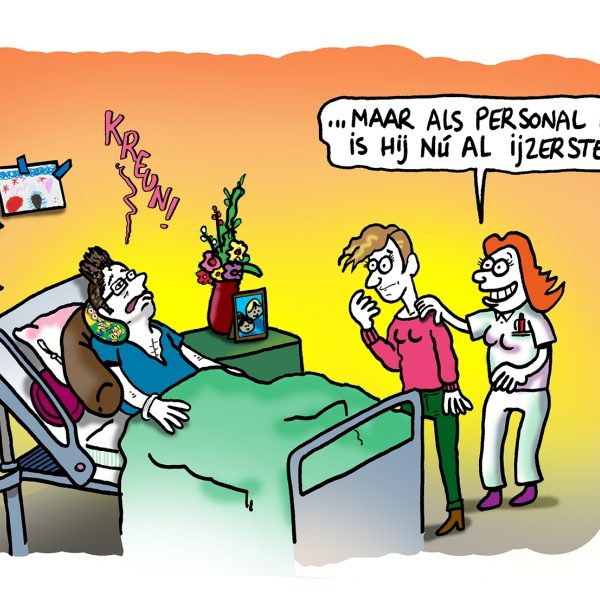 Gideon Borman cartoon zzp fysiek