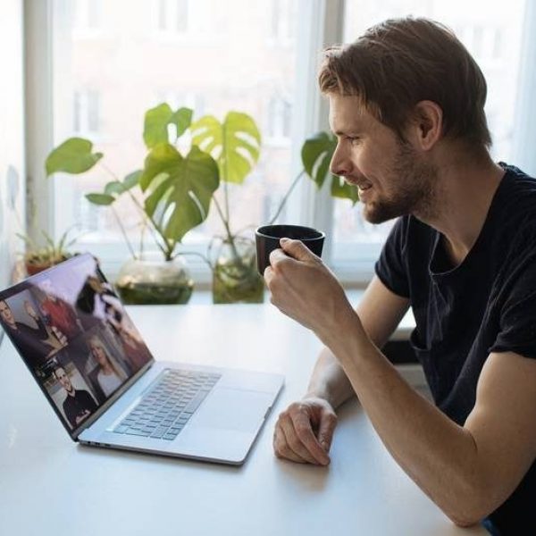 Virtueel koffie drinken