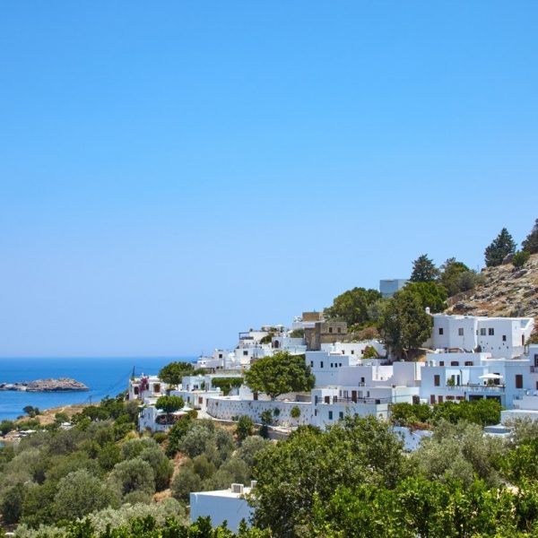 Rhodos vakantie zon zee corona