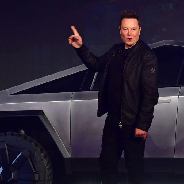 Tesla co founder and ceo elon musk gestures while news photo 1609808321