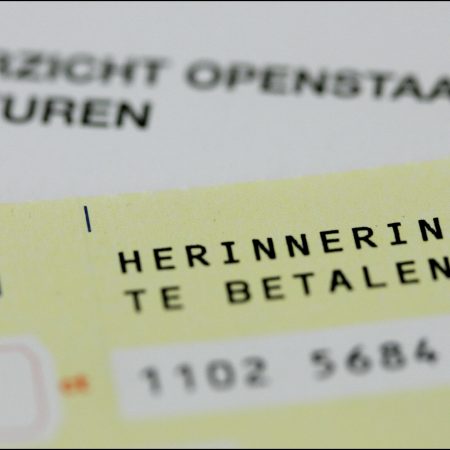 Acceptgiro aanmaning bghu corona ANP Lex van Lieshout