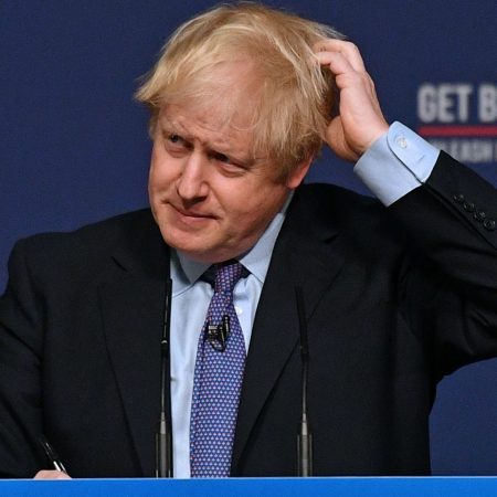 Boris Johnson Brexit vertwijfeld