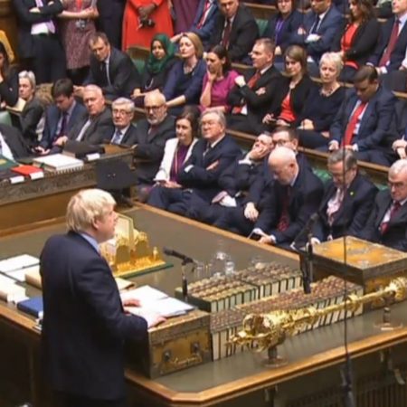 Boris Johnson Lagerhuis winnaar