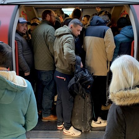 Brexit corona metro londen