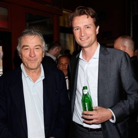 Dolf van den Brink in 2010 met acteur Robert de Niro