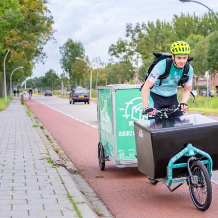 Fietskoeriers hulp retail corona lockdown