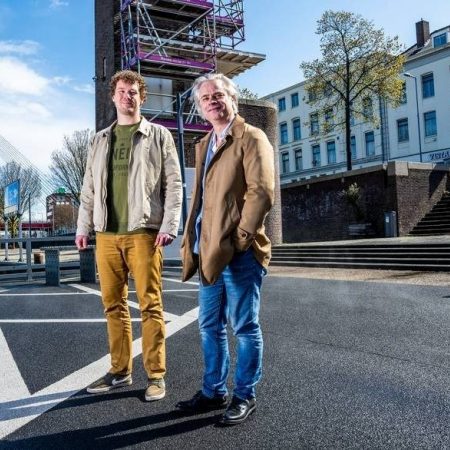Hans Mosselman rechts en Wietse Sennema van A La Plancha