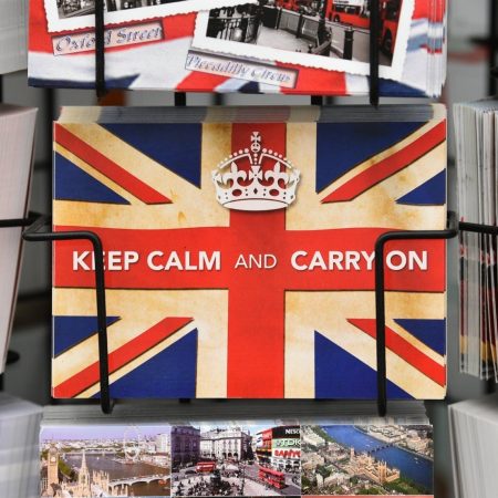 Keep Calm And Carry On ansichtkaart