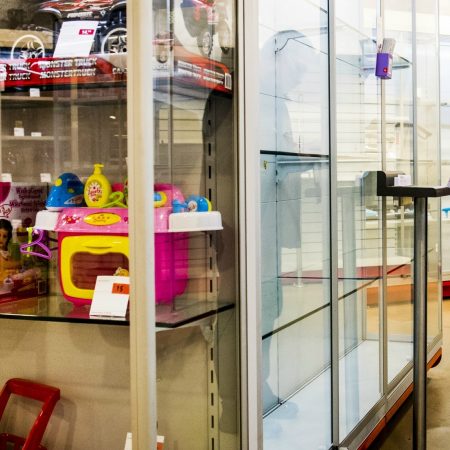 Kijkshop shoppen vitrine