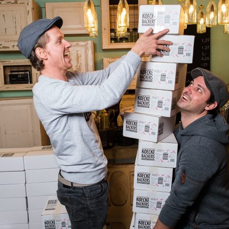 Koeckebackers Joep Marien dozen koekjes