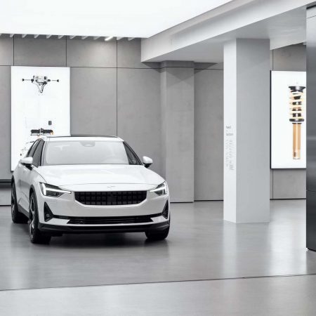 Polestar showroom popup auto 2