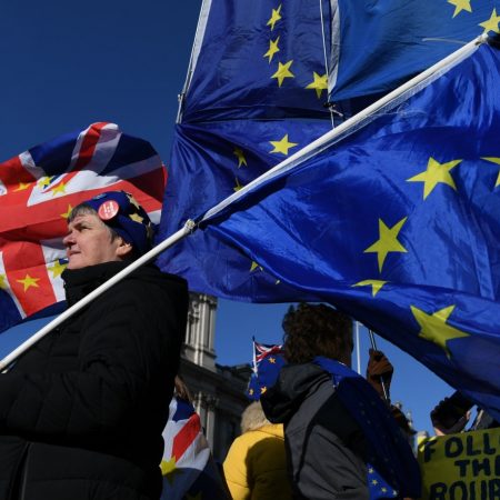 Protesten Brexit