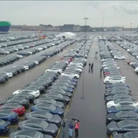 Tesla Model3 afleveren haven