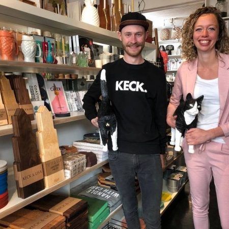 Tim Jongerius en Esther Sant van Keck en Lisa Keck en Lisa