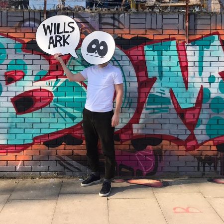 Willsark bier Londen muur