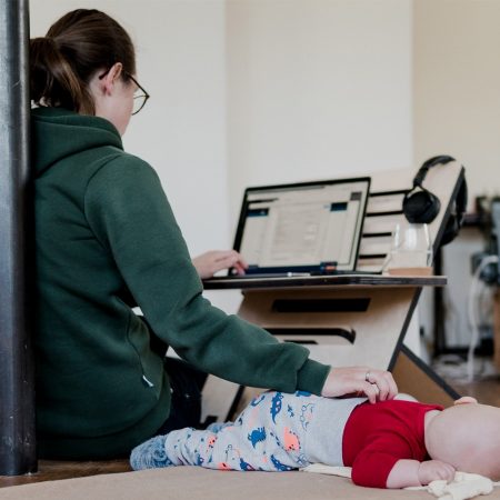 Baby werk moeder ceo