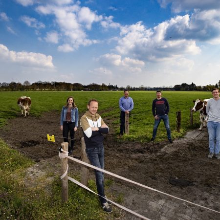 Boer ondernemer buur