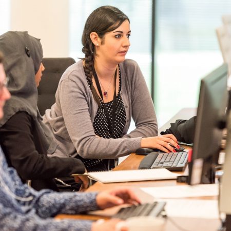 Bureau collegas kantoortuin thuiswerken