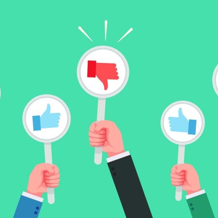 Duimpjes social media facebook