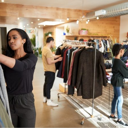 Kleding winkel personeel retail
