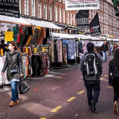 Markt marktkooplui kraam