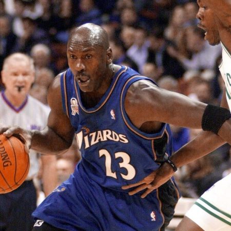Michael jordan basketbal leiderschap