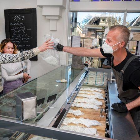 Mondkapjes coronavirus winkel