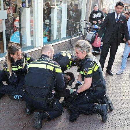 Politie winkeldief albert heijn amsterdam