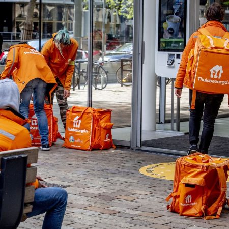 Thuisbezorgd mensen mcdonalds