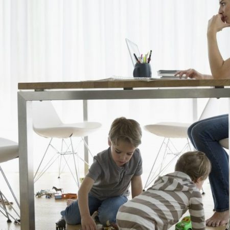 Thuiswerken kinderen