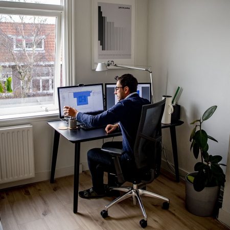 Thuiswerken record kpn man bureau