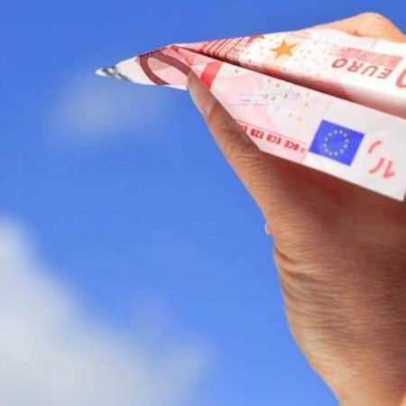 Vakantiegeld vliegtuigje vakantie