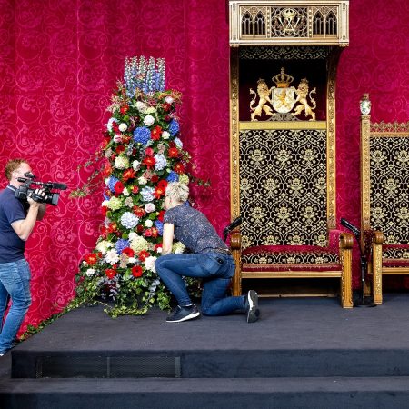 Voorbereidingen prinsjesdag troonrede 2020