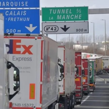 Vrachtverkeer brexit grens