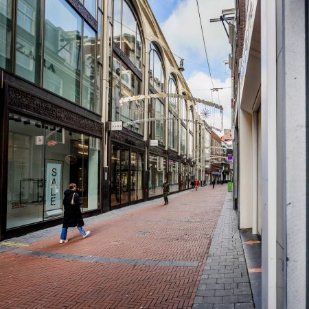 Winkelstraat leeg lockdown corona