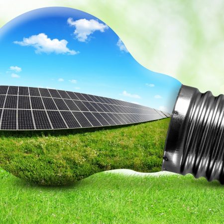 Zonneenergie gloeilamp