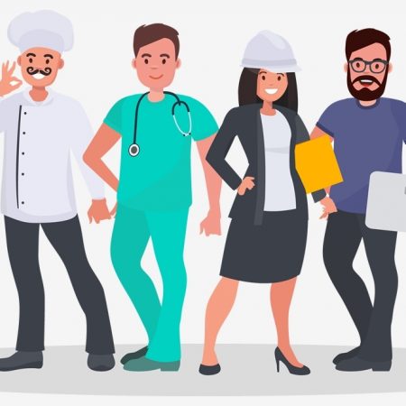 Zzp eenmanszaak illustratie