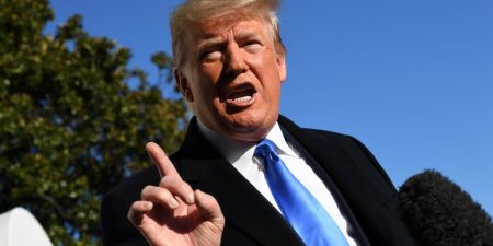 Donald Trump vingertje