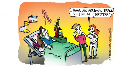 Gideon Borman cartoon zzp fysiek