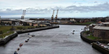 Sunderland in het noordoosten van het Verenigd Koninkrijk wil een van de tien vrijhavens worden Hollandse Hoogte