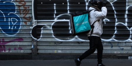 Bezorger deliveroo restaurants steunpakket