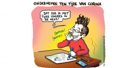 Cartoon gideonborman corona zzp